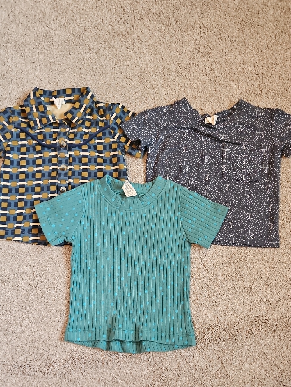 Kate Quinn 6–12M Bundle 3 Tops Organic Cotton/Modal